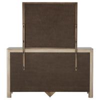 Solano 9-drawer Bedroom Dresser with Mirror Weathered Mango