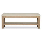 Solano 52-inch Bedroom Bed End Bench Weathered Mango
