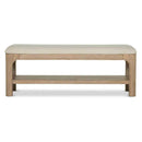 Solano 52-inch Bedroom Bed End Bench Weathered Mango