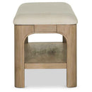 Solano 52-inch Bedroom Bed End Bench Weathered Mango