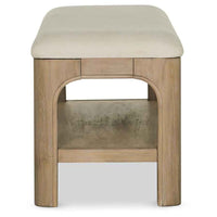 Solano 52-inch Bedroom Bed End Bench Weathered Mango