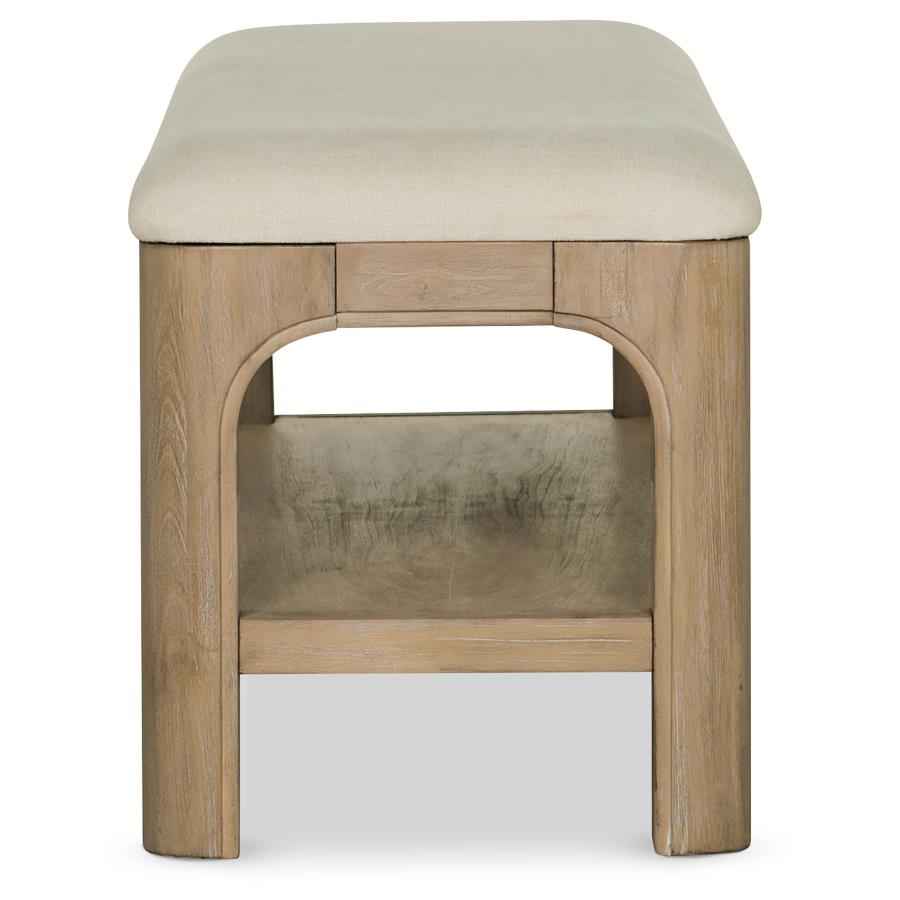 Solano 52-inch Bedroom Bed End Bench Weathered Mango