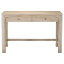 Solano 2-drawer Makeup Table Vanity Desk Weathered Mango