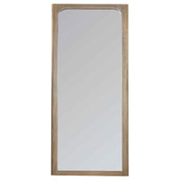 Solano 80-inch Full Length Floor Mirror Weathered Mango