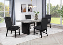SEBASTIAN 2225-5P/2225BK (6-Piece Dining Set)