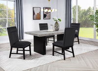 SEBASTIAN 2225-5P/2225BK (6-Piece Dining Set)