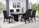 SEBASTIAN 2225-5P/2225BK (6-Piece Dining Set)