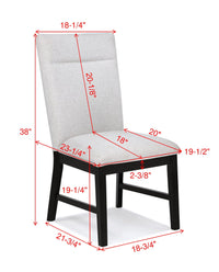 SEBASTIAN 2225-5P (6-Piece Dining Set)