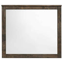 Woodmont Dresser Mirror Rustic Golden Brown