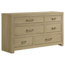 Hendricks 5-piece Eastern King Bedroom Set Light Oak