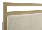 Home & Sleep Outlet - Hendricks Eastern King Panel Headboard Platform Bed Light Oak