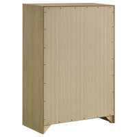 Hendricks 5-piece Queen Bedroom Set Light Oak