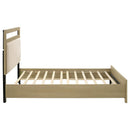 Hendricks Queen Panel Headboard Platform Bed Light Oak