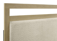 Hendricks Queen Panel Headboard Platform Bed Light Oak