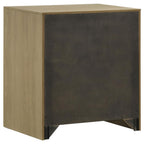 Home & Sleep Outlet - Hendricks 1-drawer Nightstand Bedside Table with Cubby Light Oak