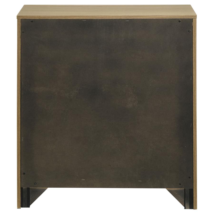 Home & Sleep Outlet - Hendricks 1-drawer Nightstand Bedside Table with Cubby Light Oak