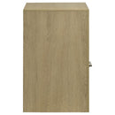 Hendricks 1-drawer Nightstand Bedside Table with Cubby Light Oak