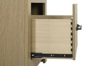 Hendricks 1-drawer Nightstand Bedside Table with Cubby Light Oak