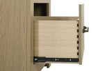 Home & Sleep Outlet - Hendricks 1-drawer Nightstand Bedside Table with Cubby Light Oak