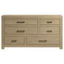 Hendricks 6-drawer Bedroom Dresser Storage Cabinet Light Oak