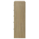 Hendricks 5-drawer Bedroom Chest of Drawers Light Oak