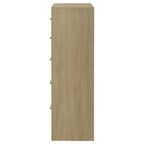Home & Sleep Outlet - Hendricks 5-drawer Bedroom Chest of Drawers Light Oak