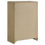 Home & Sleep Outlet - Hendricks 5-drawer Bedroom Chest of Drawers Light Oak
