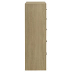 Home & Sleep Outlet - Hendricks 5-drawer Bedroom Chest of Drawers Light Oak