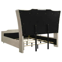 Lorient 5-piece Queen Bedroom Set Ivory and Camel