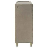Lorient 8-drawer LED Bedroom Dresser Cabinet Ivory and Camel