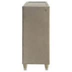 Home & Sleep Outlet - Lorient 8-drawer LED Bedroom Dresser Cabinet Ivory and Camel