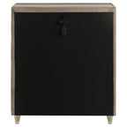 Home & Sleep Outlet - Lorient 5-drawer LED Chest of Drawers Ivory and Camel