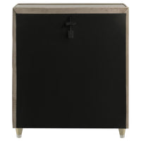 Lorient 5-drawer LED Chest of Drawers Ivory and Camel