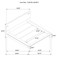 Stillwater California King Platform Bed