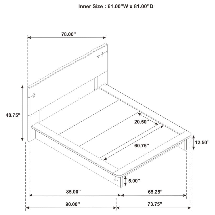 Stillwater Queen Platform Bed