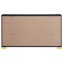 Marceline 6-drawer Dresser Black