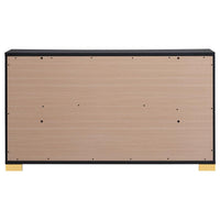 Marceline 6-drawer Dresser Black