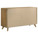 Bennett 6-drawer Bedroom Dresser Cabinet Light Oak