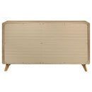 Bennett 6-drawer Bedroom Dresser Cabinet Light Oak