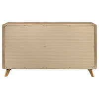 Bennett 6-drawer Bedroom Dresser Cabinet Light Oak
