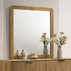 Home & Sleep Outlet - Bennett Bedroom Dresser Mirror Light Oak