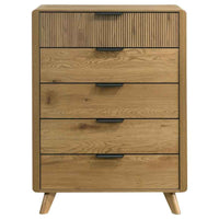 Bennett 5-drawer Bedroom Chest of Drawers Light Oak