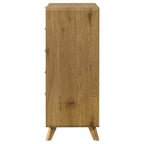 Home & Sleep Outlet - Bennett 5-drawer Bedroom Chest of Drawers Light Oak