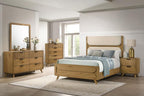 Home & Sleep Outlet - Bennett 5-drawer Bedroom Chest of Drawers Light Oak