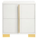Marceline 4-piece Eastern King Bedroom Set White