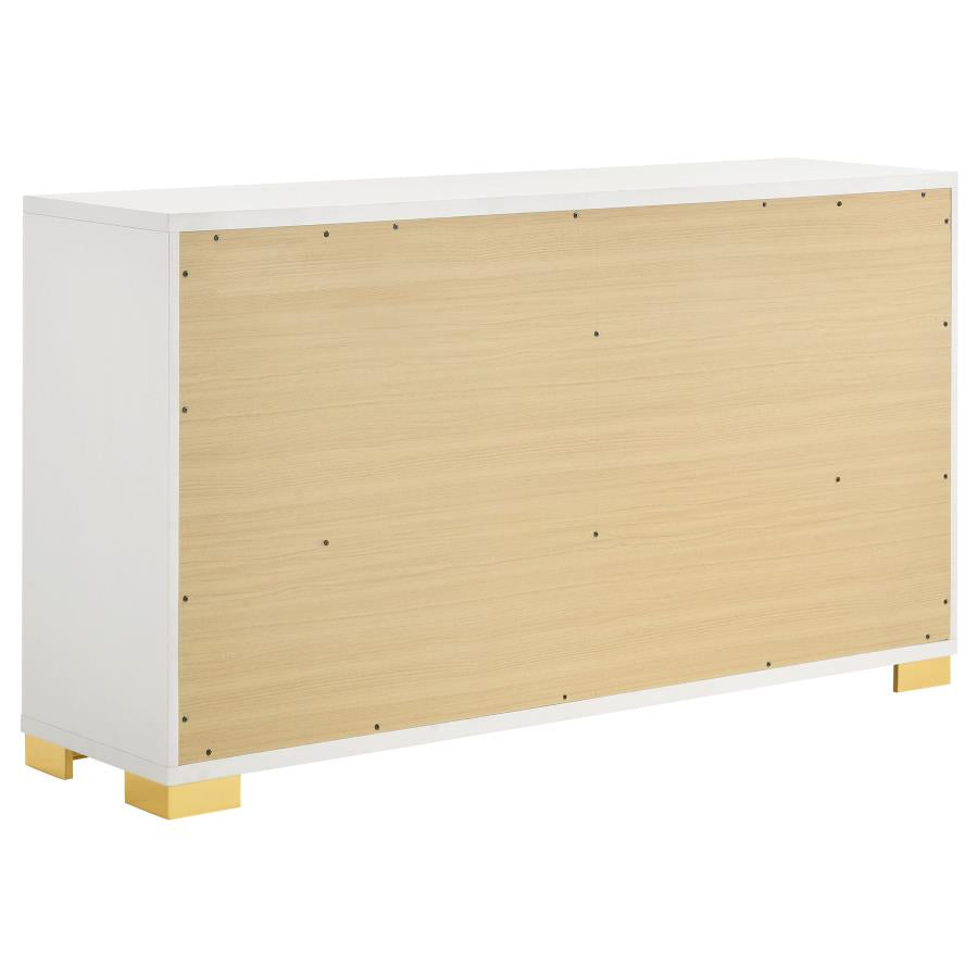 Marceline 4-piece Eastern King Bedroom Set White