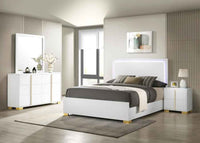 Marceline 4-piece Queen Bedroom Set White - Home & Sleep Outlet