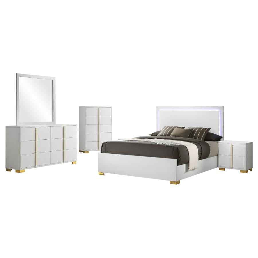 Marceline 5-piece Queen Bedroom Set White - Home & Sleep Outlet