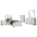Marceline 5-piece Twin Bedroom Set White - Home & Sleep Outlet