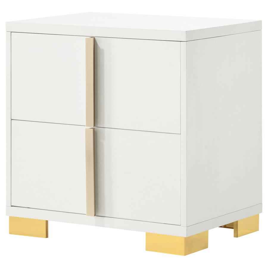 Marceline 2-drawer Nightstand White - Home & Sleep Outlet
